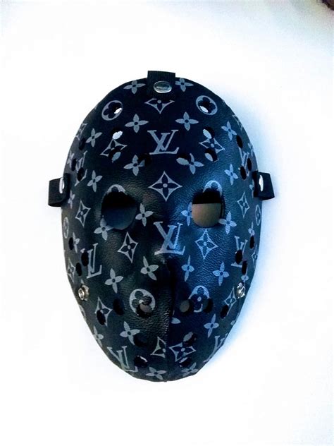 louis vuitton logo face mask|louis vuitton jason mask.